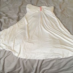 White victoria secret strapless dress